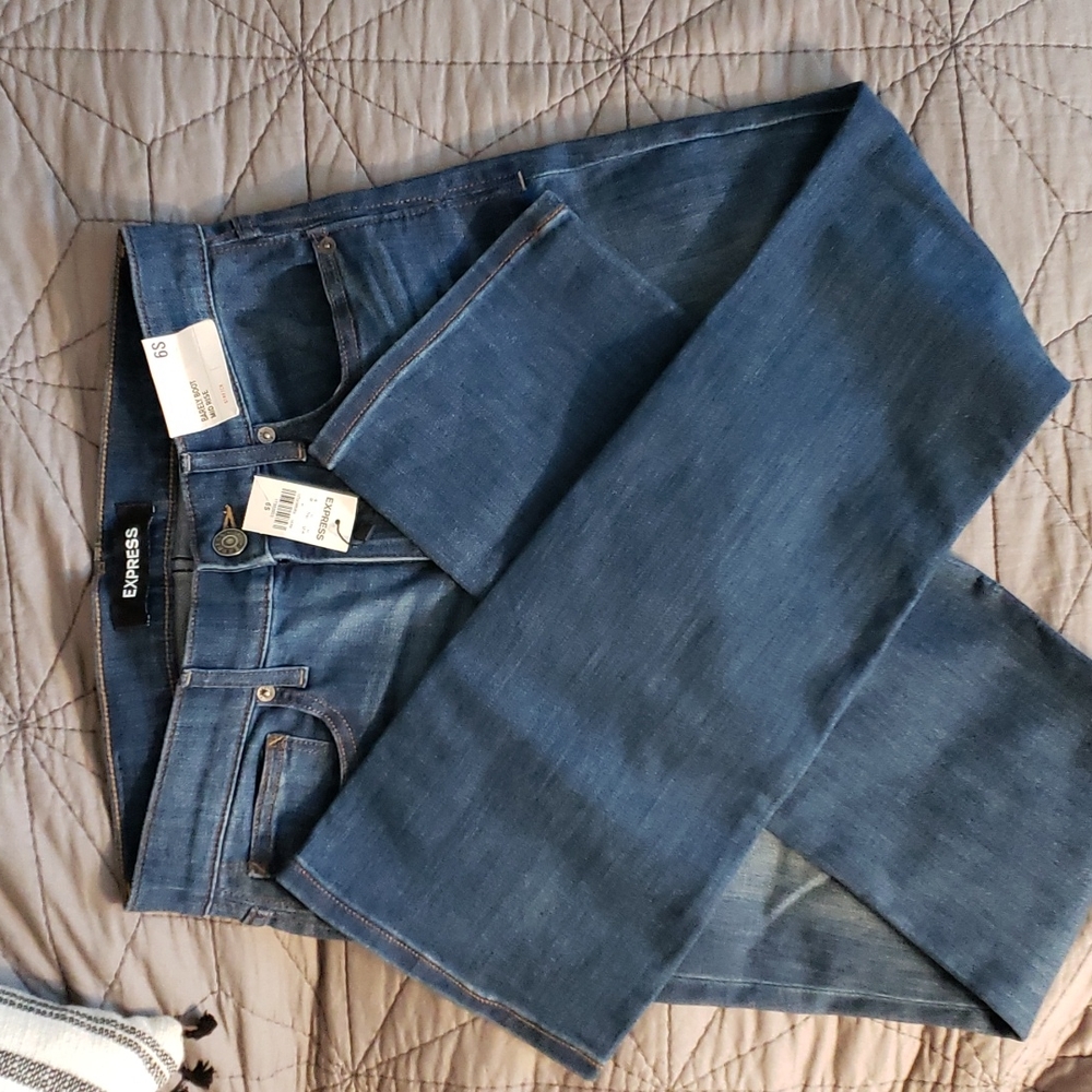 Express Barely Boot Jeans